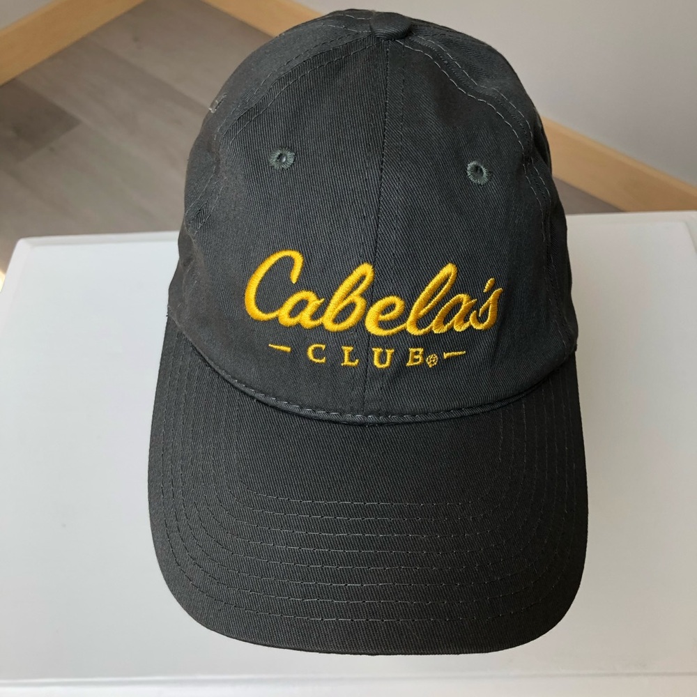 Cabela’s Club Grey Logo Baseball Cap Hat